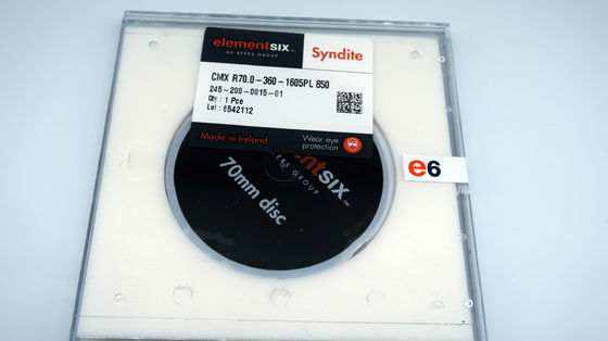 2mm Thick  Polycrystalline Diamond Cutters , PCD Inserts For Aluminum CE Approval